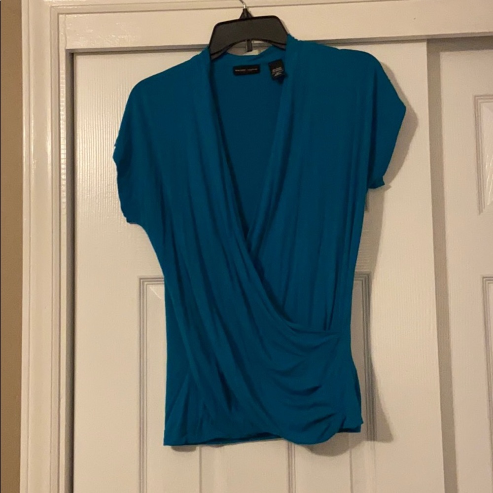 NewYork & Company wrap shirt